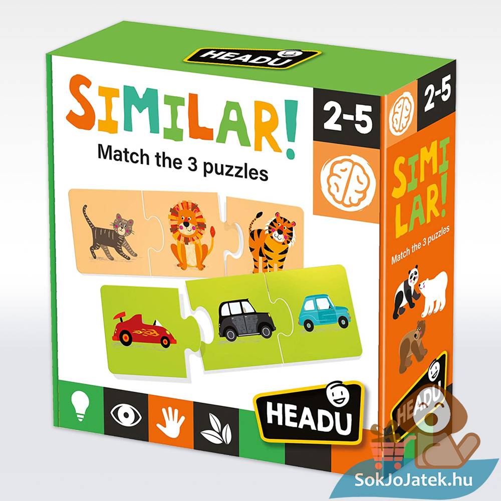 Headu: Hasonlóságok, 36 db-os logikai fejlesztő puzzle