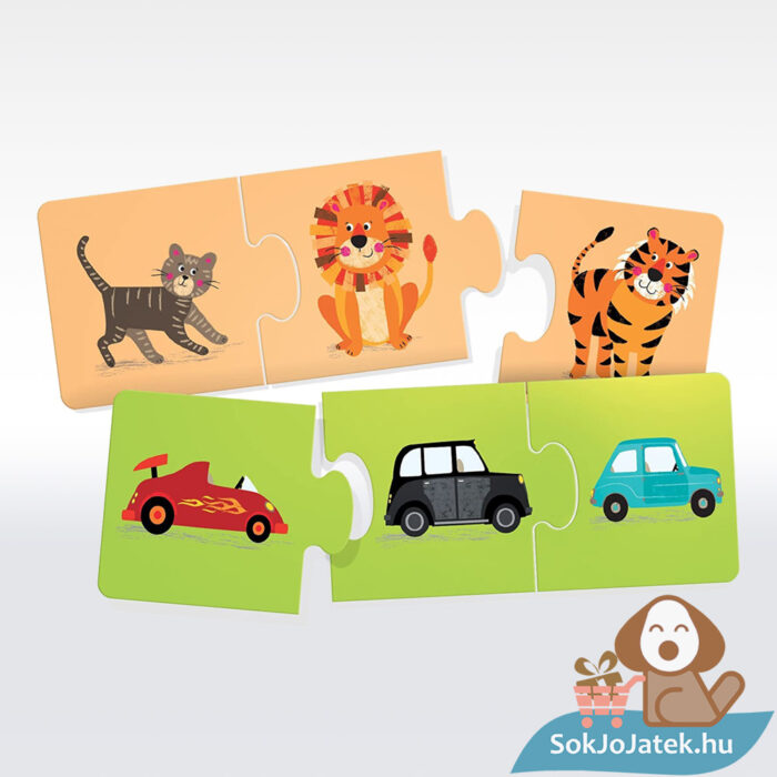 Headu: Hasonlóságok, 36 db-os logikai fejlesztő puzzle mintája