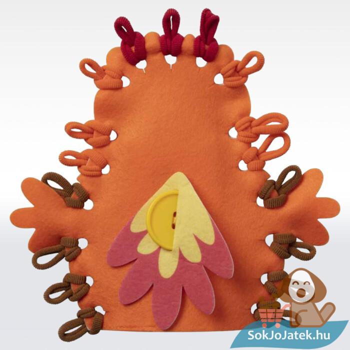 Hurkold, készíts farm állatai kesztyűbábot, a tyúk hátulról, 46 db-os kezdő szett (Melissa & Doug)
