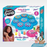 Márványos körmök: Kreatív manikűr szépség szett (Shimmer and Sparkle, Cra Z Art)