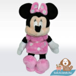 Mickey egér és barátai: Minnie egér plüssfigura pöttyös ruhában (30 cm)