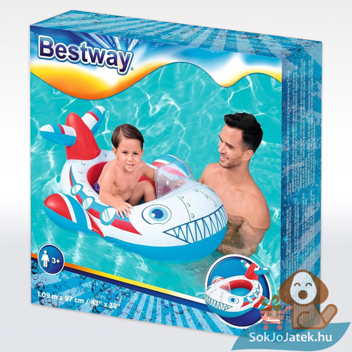 Repülős bébicsónak doboza, láblyukak nélkül (Bestway, 34169)