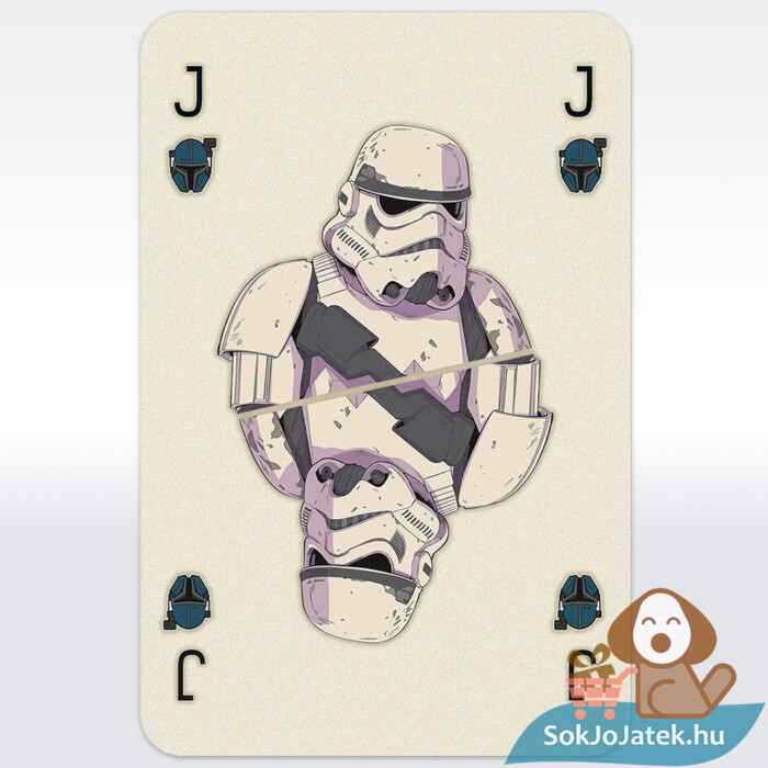Star Wars: Mandalorian mintás Waddingtons francia kártya