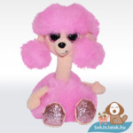 Ty Beanie Boos: Camilla, a rózsaszin, hosszú nyakú plüss pudli (15 cm)