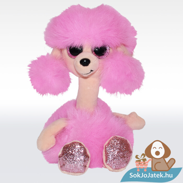Ty Beanie Boos: Camilla, a rózsaszin, hosszú nyakú plüss pudli (15 cm)