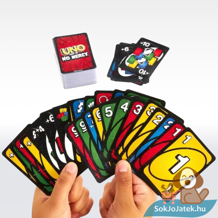 Uno: No Mercy, nincs kegyelem kártyajáték kártyái