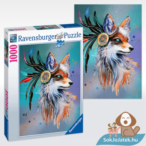 Bohókás róka fantasy puzzle, 1000 db (Ravensburger 16725)