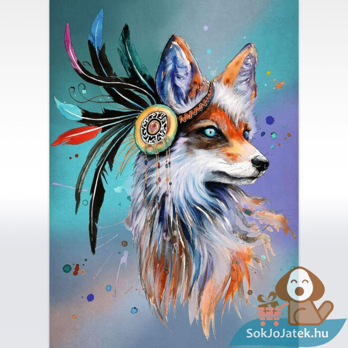 Bohókás róka fantasy puzzle képe, 1000 db (Ravensburger 16725)
