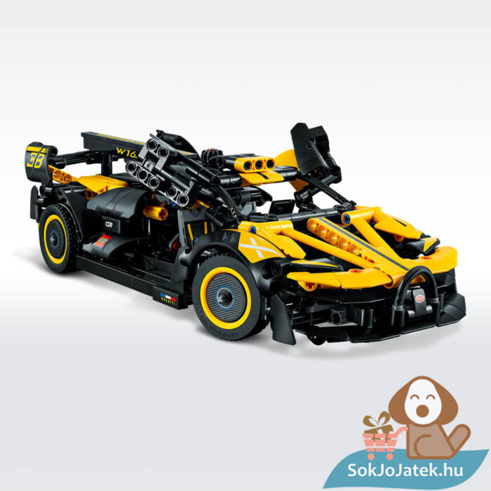 Bugatti Bolide versenyautó megépítve (Lego Technic 42151)
