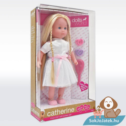 Catherine baba, hosszú hajjal, 41 cm (szőke)