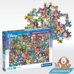 Disney, a lehetetlen puzzle, 1000 db (Clementoni Impossible 39830)