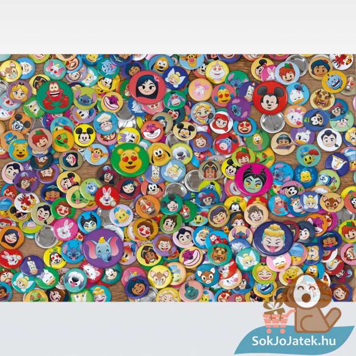 Disney, a lehetetlen puzzle képe, 1000 db (Clementoni Impossible 39830)