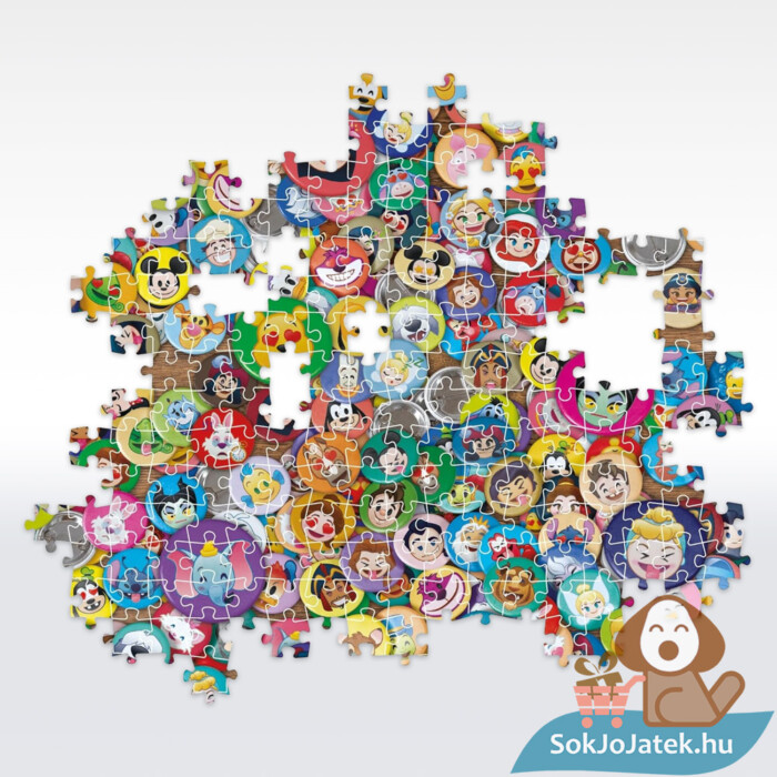 Disney, a lehetetlen puzzle részlete, 1000 db (Clementoni Impossible 39830)