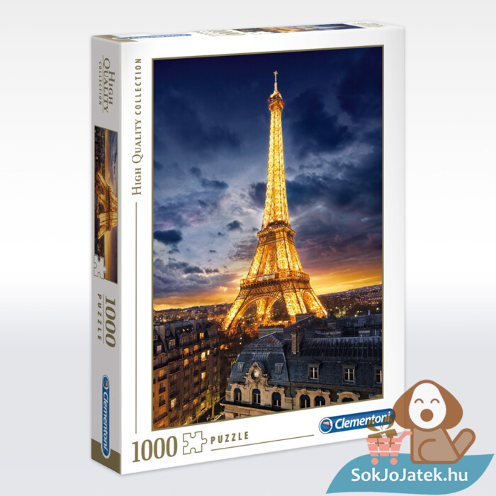 Eiffel-torony (Párizs) puzzle doboza, 1000 db (Clementoni 39514)