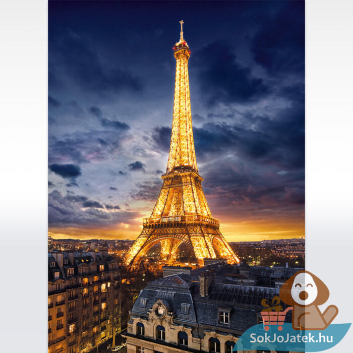 Eiffel-torony (Párizs) puzzle képe, 1000 db (Clementoni 39514)