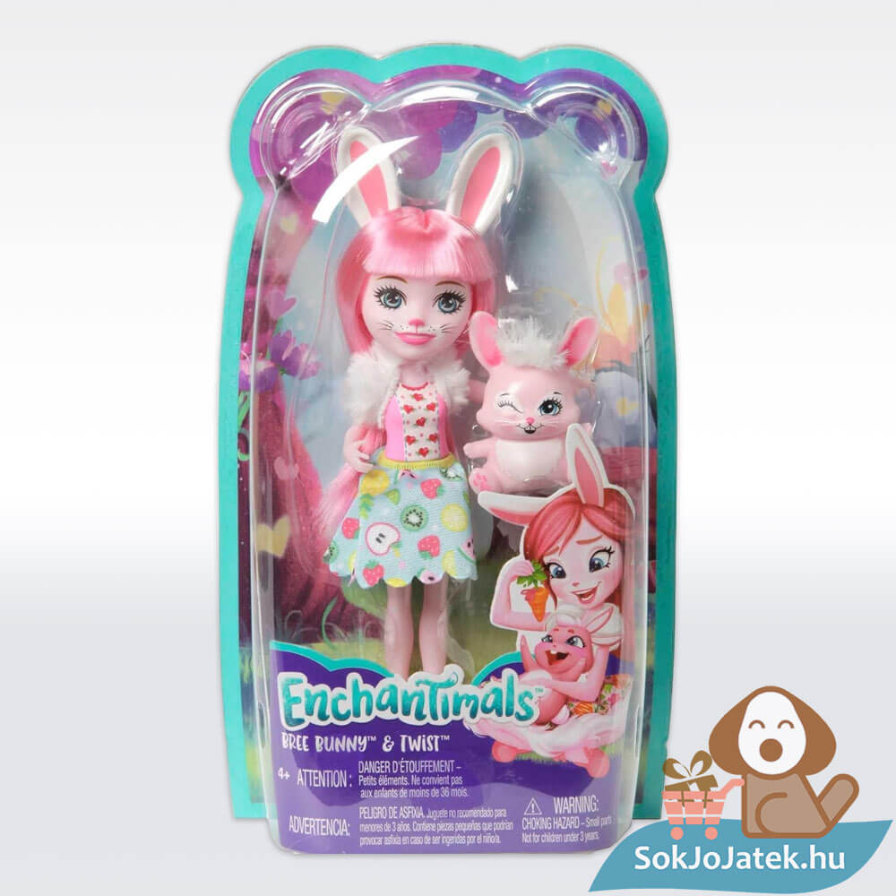 Enchantimals: Bree Bunny & Twist (nyuszi) baba