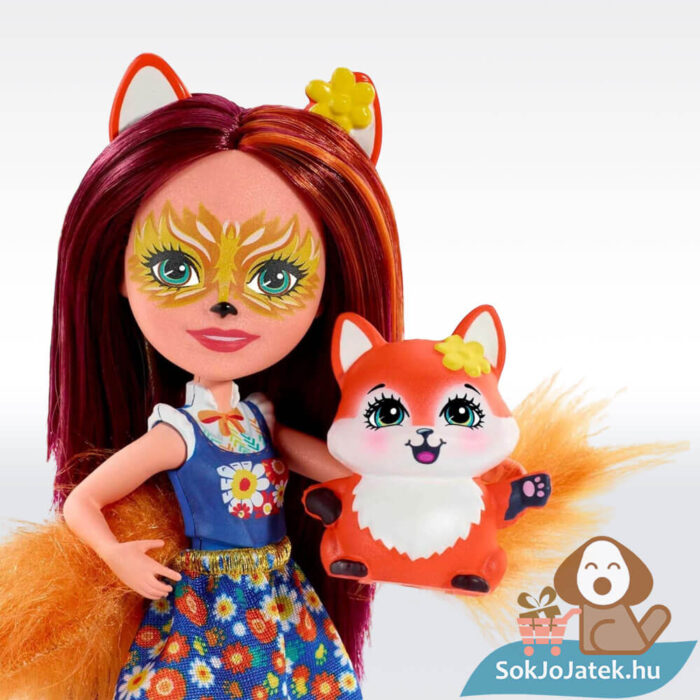Enchantimals: Felicity Fox & Flick (Róka) baba a kézben