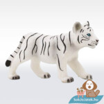 Fehér tigriskölyök, álló gumírozott figura (Mojo, Animal Planet)