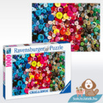 Gombok puzzle, 1000 db-os (Ravensburger Challenge 16563)