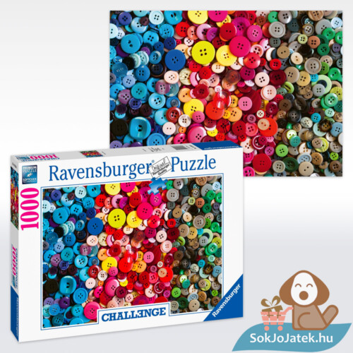 Gombok puzzle, 1000 db-os (Ravensburger Challenge 16563)