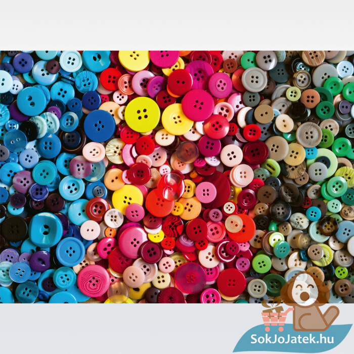 Gombok puzzle képe, 1000 db-os (Ravensburger Challenge 16563)