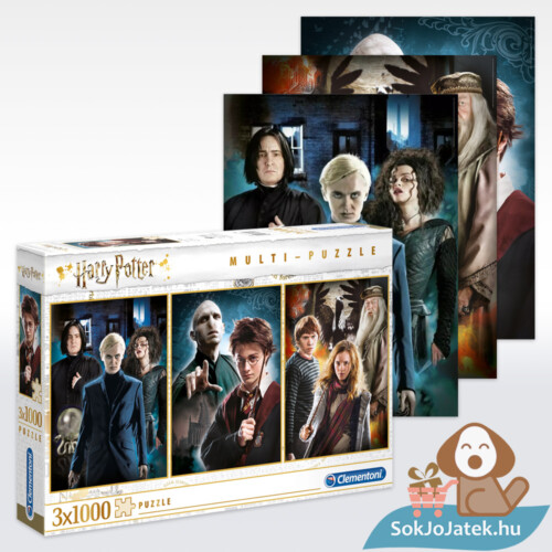 Harry Potter 3×1000 db-os puzzle (Clementoni 61884)