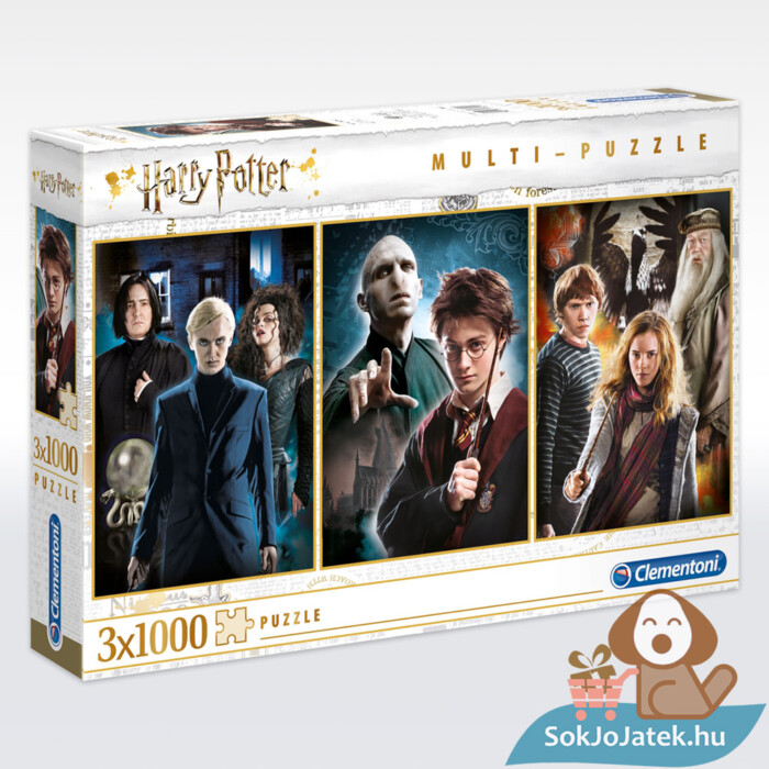 Harry Potter 3×1000 db-os puzzle doboza (Clementoni 61884)