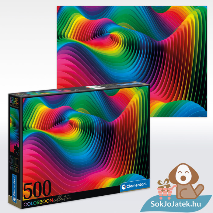 Hullámok puzzle, 500 db (Clementoni ColorBoom Collection 35093)