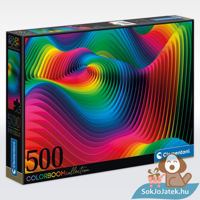 Hullámok puzzle doboza, 500 db (Clementoni ColorBoom Collection 35093)