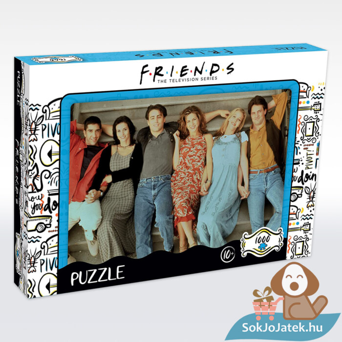 Jóbarátok: A lépcsőn, 1000 db-os puzzle doboza (Friends: Stairs, Winning Moves)