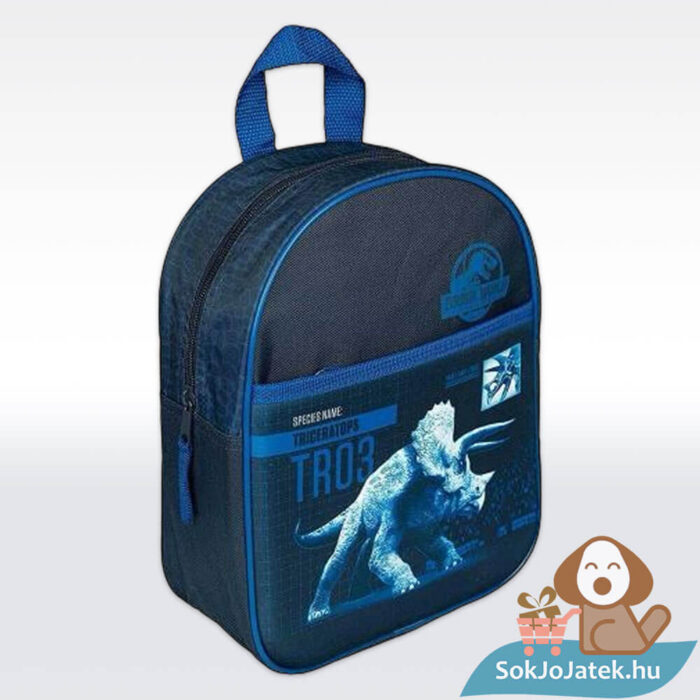 Jurassic World: Ovis hátizsák 3D hatású domború Triceratops mintával
