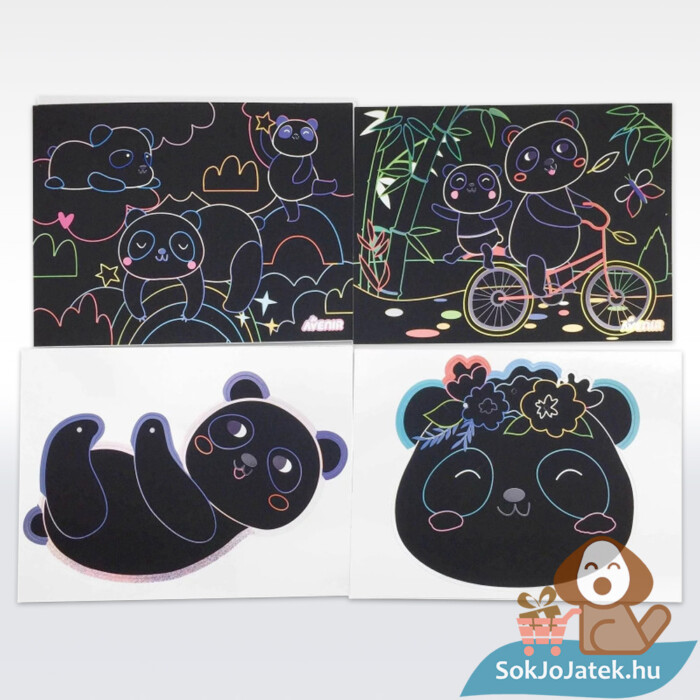 Karckép technika: Fuzzy Panda macik képei (Avenir)