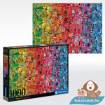Kollázs puzzle, 1000 db (Clementoni ColorBoom Collection 39595)