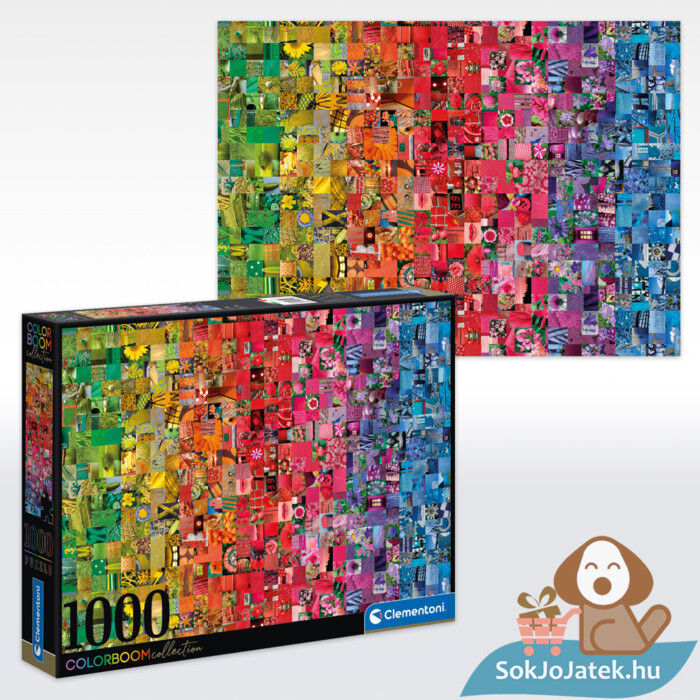 Kollázs puzzle, 1000 db (Clementoni ColorBoom Collection 39595)