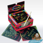 Kreatív Játék: Képkarc jegyzettömb, 125 db (Melissa & Doug)