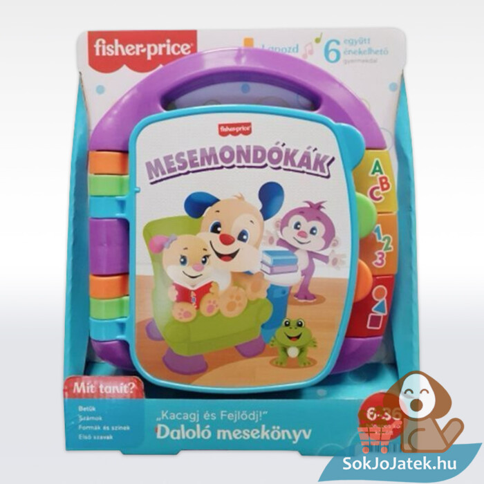 Magyarul daloló mesekönyv doboza (Fisher Price)