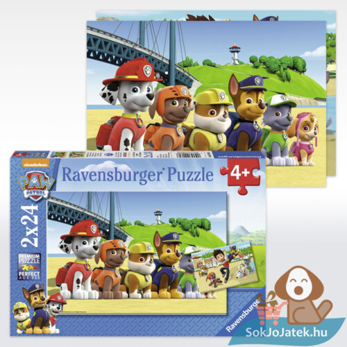 Mancs Őrjárat kirakó, 2x24 darabos (Ravensburger 09064)