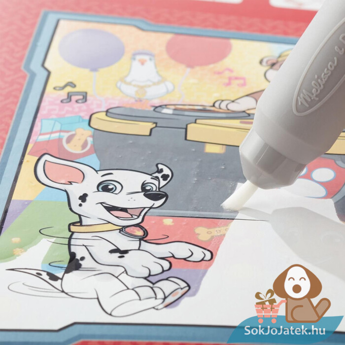 Mancs Őrjárat: Marshall rajzolás vízzel kreatív rajzoló szett, játék közben (Melissa & Doug Water Wow)