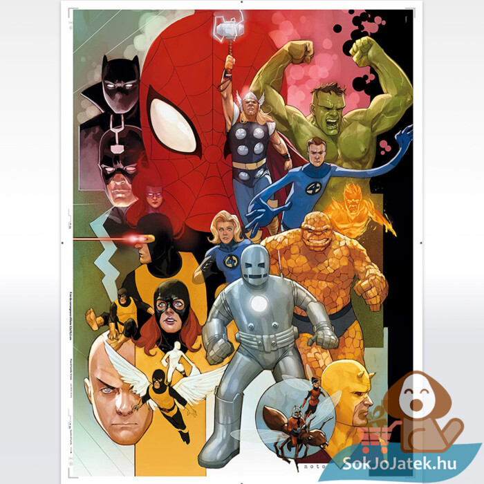 Marvel puzzle: 80 éves jubíleum képe, 1000 db (Clementoni 39534)