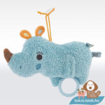 My First Nici: Manuffi zenélő plüss kék orrszarvú (20 cm, Wombitombi 46579)