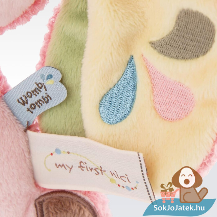 My First Nici: Wombitombi plüss csörgő hopsali nyuszi cimkéi (18 cm)