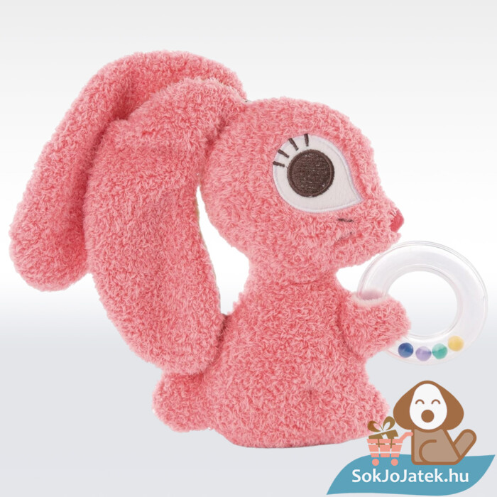 My First Nici: Wombitombi plüss csörgő hopsali nyuszi oldalról (18 cm)