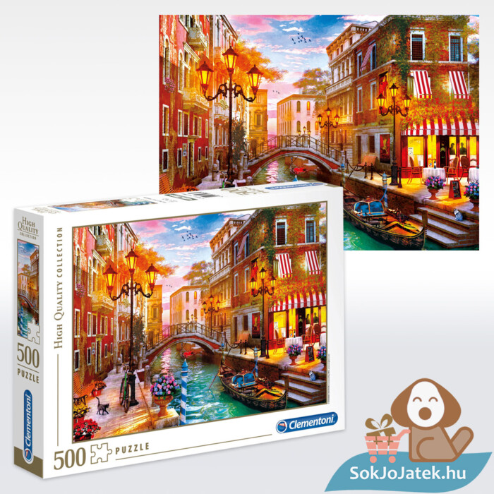 Naplemente Velencében puzzle, 500 db (Clementoni 35063)