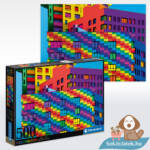 Négyzetek puzzle, 500 db (Clementoni ColorBoom Collection 35094)