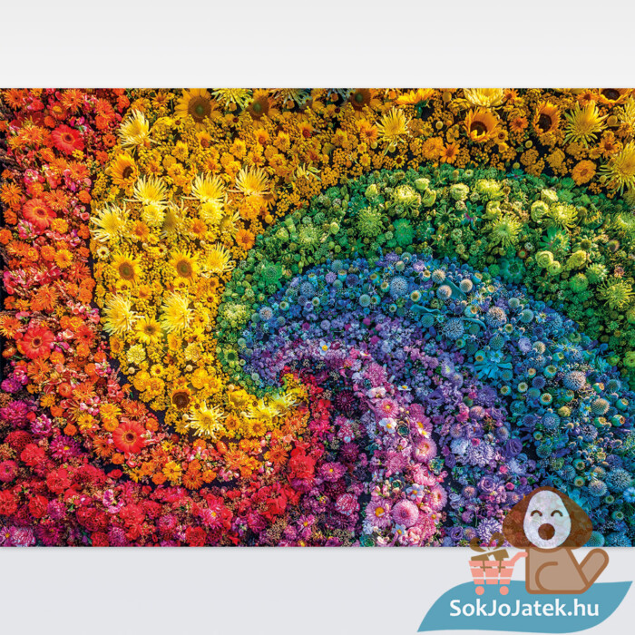 Örvény virágokból puzzle képe, 1000 db (Clementoni ColorBoom Collection 39594)