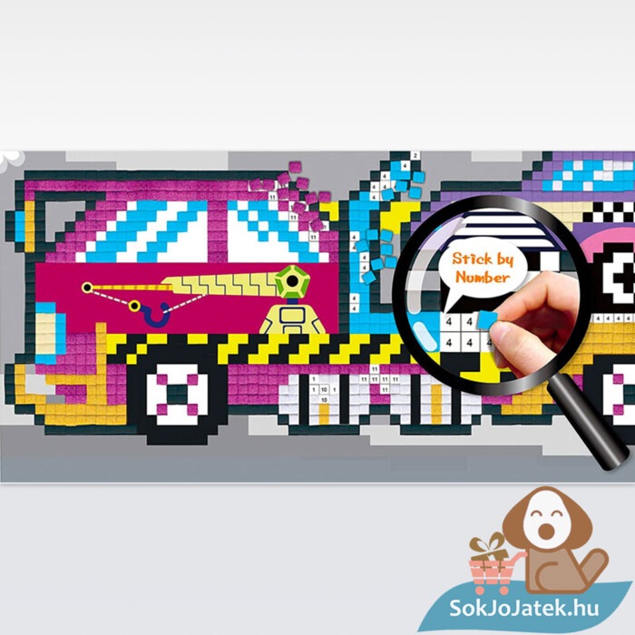 Pixel technika: Közlekedés elkészítve (Avenir)