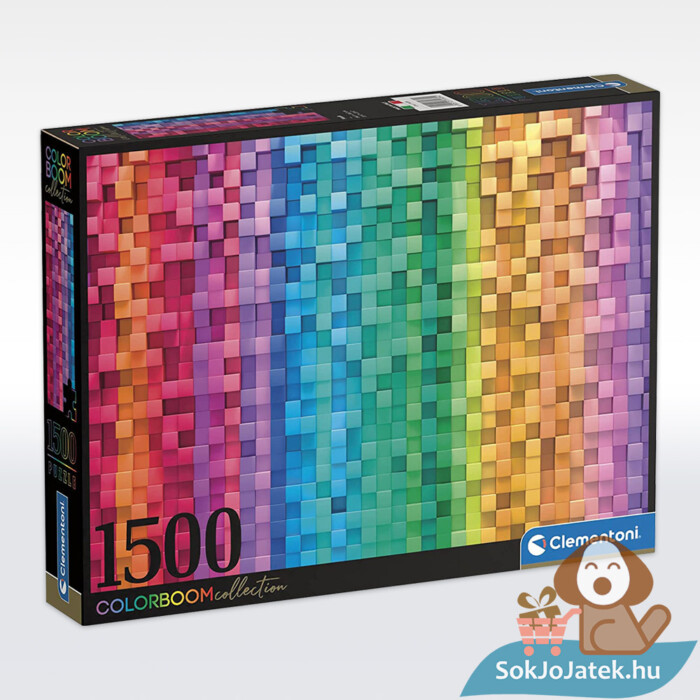 Pixelek puzzle doboza, 1500 db (Clementoni ColorBoom Collection 31689)