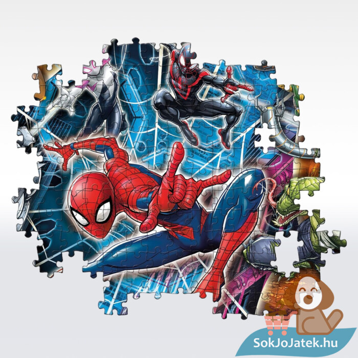 Pókember puzzle: Pókember és ellenfelei részlete, 104 db (Clementoni SuperColor Maxi 23716)
