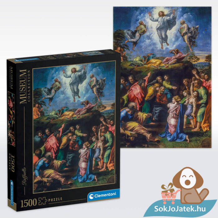 Raffaello: Az átváltozás, 1500 db-os festmény puzzle (Clementoni Múzeum Kollekció)