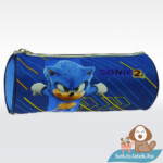 Sonic: Bedobós, henger alakú egy rekeszes kék színű tolltartó (21 cm)